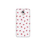 Senada General Mobile Gm 5 Plus İle Uyumlu Kılıf 0.4Mm Lazer Kesim Silikon Kapak Çilek