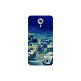 Senada General Mobile Gm 5 Plus İle Uyumlu Kılıf 0.4Mm Lazer Kesim Silikon Kapak Cold Village