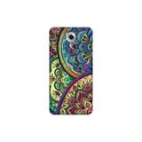 Senada General Mobile Gm 5 Plus İle Uyumlu Kılıf 0.4Mm Lazer Kesim Silikon Kapak Color Mandala