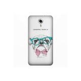 Senada General Mobile Gm 5 Plus İle Uyumlu Kılıf 0.4Mm Lazer Kesim Silikon Kapak Dr.Pug