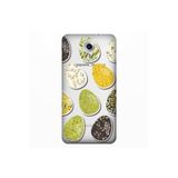 Senada General Mobile Gm 5 Plus İle Uyumlu Kılıf 0.4Mm Lazer Kesim Silikon Kapak Egg Paint