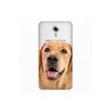 Senada General Mobile Gm 5 Plus İle Uyumlu Kılıf 0.4Mm Lazer Kesim Silikon Kapak Golden Köpek