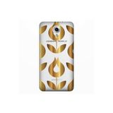 Senada General Mobile Gm 5 Plus İle Uyumlu Kılıf 0.4Mm Lazer Kesim Silikon Kapak Golden