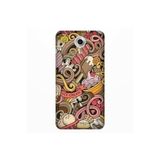 Senada General Mobile Gm 5 Plus İle Uyumlu Kılıf 0.4Mm Lazer Kesim Silikon Kapak Grafitti Rock