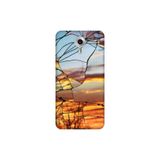 Senada General Mobile Gm 5 Plus İle Uyumlu Kılıf 0.4Mm Lazer Kesim Silikon Kapak Günbatımı,Color839