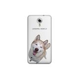 Senada General Mobile Gm 5 Plus İle Uyumlu Kılıf 0.4Mm Lazer Kesim Silikon Kapak Hasky Dost