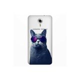 Senada General Mobile Gm 5 Plus İle Uyumlu Kılıf 0.4Mm Lazer Kesim Silikon Kapak Hii Cat