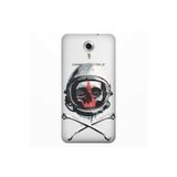 Senada General Mobile Gm 5 Plus İle Uyumlu Kılıf 0.4Mm Lazer Kesim Silikon Kapak Iskeletter