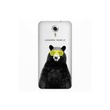 Senada General Mobile Gm 5 Plus İle Uyumlu Kılıf 0.4Mm Lazer Kesim Silikon Kapak Kanye Bear