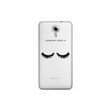 Senada General Mobile Gm 5 Plus İle Uyumlu Kılıf 0.4Mm Lazer Kesim Silikon Kapak Kirpik
