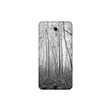 Senada General Mobile Gm 5 Plus İle Uyumlu Kılıf 0.4Mm Lazer Kesim Silikon Kapak Korku Ormanı