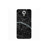 Senada General Mobile Gm 5 Plus İle Uyumlu Kılıf 0.4Mm Lazer Kesim Silikon Kapak Kroki Şehir
