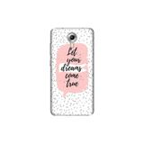 Senada General Mobile Gm 5 Plus İle Uyumlu Kılıf 0.4Mm Lazer Kesim Silikon Kapak Let Dream Love