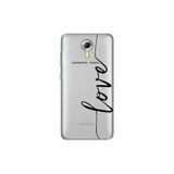 Senada General Mobile Gm 5 Plus İle Uyumlu Kılıf 0.4Mm Lazer Kesim Silikon Kapak Love Dizayn