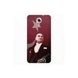 Senada General Mobile Gm 5 Plus İle Uyumlu Kılıf 0.4Mm Lazer Kesim Silikon Kapak M.K Atatürk