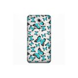 Senada General Mobile Gm 5 Plus İle Uyumlu Kılıf 0.4Mm Lazer Kesim Silikon Kapak Mavi Kelebek