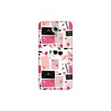 Senada General Mobile Gm 5 Plus İle Uyumlu Kılıf 0.4Mm Lazer Kesim Silikon Kapak Mektup