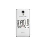 Senada General Mobile Gm 5 Plus İle Uyumlu Kılıf 0.4Mm Lazer Kesim Silikon Kapak Meow