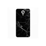 Senada General Mobile Gm 5 Plus İle Uyumlu Kılıf 0.4Mm Lazer Kesim Silikon Kapak Mermer Siyah Uyumlu