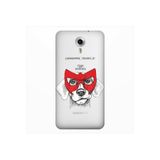 Senada General Mobile Gm 5 Plus İle Uyumlu Kılıf 0.4Mm Lazer Kesim Silikon Kapak Metro Dog