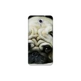 Senada General Mobile Gm 5 Plus İle Uyumlu Kılıf 0.4Mm Lazer Kesim Silikon Kapak Miskin Pug