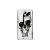 Senada General Mobile Gm 5 Plus İle Uyumlu Kılıf 0.4Mm Lazer Kesim Silikon Kapak Müzisyen Iskelet