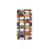 Senada General Mobile Gm 5 Plus İle Uyumlu Kılıf 0.4Mm Lazer Kesim Silikon Kapak Nankör Kedi