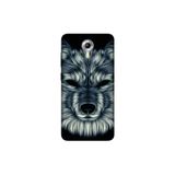 Senada General Mobile Gm 5 Plus İle Uyumlu Kılıf 0.4Mm Lazer Kesim Silikon Kapak Neon Vahşi Kurt
