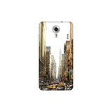 Senada General Mobile Gm 5 Plus İle Uyumlu Kılıf 0.4Mm Lazer Kesim Silikon Kapak Newyork Trafik