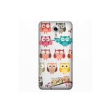 Senada General Mobile Gm 5 Plus İle Uyumlu Kılıf 0.4Mm Lazer Kesim Silikon Kapak Owl