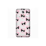 Senada General Mobile Gm 5 Plus İle Uyumlu Kılıf 0.4Mm Lazer Kesim Silikon Kapak Panda