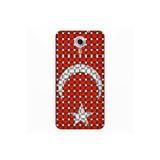 Senada General Mobile Gm 5 Plus İle Uyumlu Kılıf 0.4Mm Lazer Kesim Silikon Kapak Parçalı Bayrak