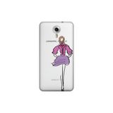 Senada General Mobile Gm 5 Plus İle Uyumlu Kılıf 0.4Mm Lazer Kesim Silikon Kapak Parti Kızı