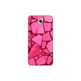 Senada General Mobile Gm 5 Plus İle Uyumlu Kılıf 0.4Mm Lazer Kesim Silikon Kapak Pembe Beton