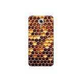 Senada General Mobile Gm 5 Plus İle Uyumlu Kılıf 0.4Mm Lazer Kesim Silikon Kapak Petek