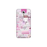 Senada General Mobile Gm 5 Plus İle Uyumlu Kılıf 0.4Mm Lazer Kesim Silikon Kapak Pinkology