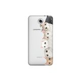 Senada General Mobile Gm 5 Plus İle Uyumlu Kılıf 0.4Mm Lazer Kesim Silikon Kapak Pisi Pisi Kedi