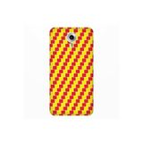 Senada General Mobile Gm 5 Plus İle Uyumlu Kılıf 0.4Mm Lazer Kesim Silikon Kapak Sarı Kırmızı