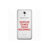 Senada General Mobile Gm 5 Plus İle Uyumlu Kılıf 0.4Mm Lazer Kesim Silikon Kapak Şehit