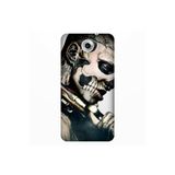 Senada General Mobile Gm 5 Plus İle Uyumlu Kılıf 0.4Mm Lazer Kesim Silikon Kapak Skull Cowboy