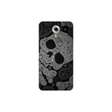 Senada General Mobile Gm 5 Plus İle Uyumlu Kılıf 0.4Mm Lazer Kesim Silikon Kapak Skuller