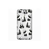 Senada General Mobile Gm 5 Plus İle Uyumlu Kılıf 0.4Mm Lazer Kesim Silikon Kapak Small Pandas
