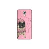 Senada General Mobile Gm 5 Plus İle Uyumlu Kılıf 0.4Mm Lazer Kesim Silikon Kapak Süslü Tarz Pug
