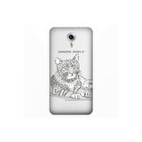 Senada General Mobile Gm 5 Plus İle Uyumlu Kılıf 0.4Mm Lazer Kesim Silikon Kapak Tekir