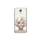 Senada General Mobile Gm 5 Plus İle Uyumlu Kılıf 0.4Mm Lazer Kesim Silikon Kapak Trend Marliyn