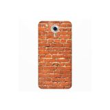 Senada General Mobile Gm 5 Plus İle Uyumlu Kılıf 0.4Mm Lazer Kesim Silikon Kapak Tuğla Duvar