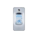 Senada General Mobile Gm 5 Plus İle Uyumlu Kılıf 0.4Mm Lazer Kesim Silikon Kapak Uçak Pencere