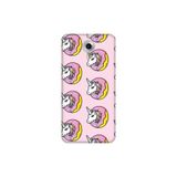 Senada General Mobile Gm 5 Plus İle Uyumlu Kılıf 0.4Mm Lazer Kesim Silikon Kapak Unicorn Donut