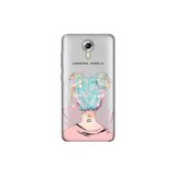 Senada General Mobile Gm 5 Plus İle Uyumlu Kılıf 0.4Mm Lazer Kesim Silikon Kapak Uzaydan Gelen Kız