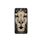 Senada General Mobile Gm 5 Plus İle Uyumlu Kılıf 0.4Mm Uyumlu Lazer Kesim Silikon Kapak Altın Aslan Mandala